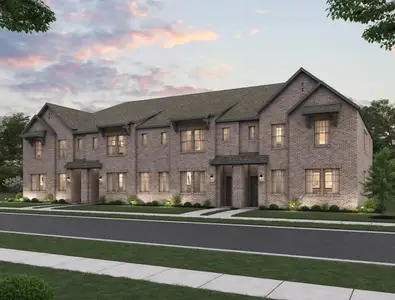 New construction Townhouse house 7617 Dakota Dr, Watauga, TX 76148 plan Clemson - image