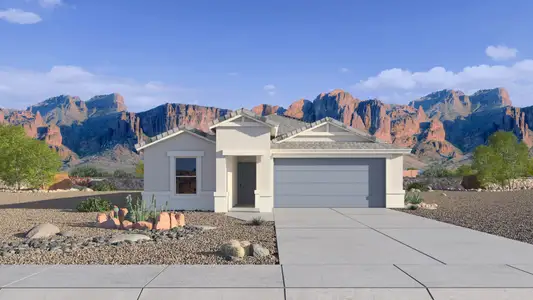 New construction Single-Family house 6141 S 259Th Dr, Buckeye, AZ 85326 plan Easton - image