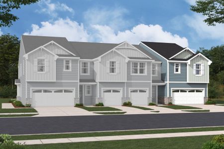 New construction Townhouse house 1317 Vibrant Rd, Charlotte, NC 28215 plan Vienna - image