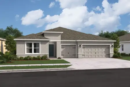 New construction Single-Family house 5855 Sw 157Th Pl, Ocala, FL 34473 plan Aegean - image