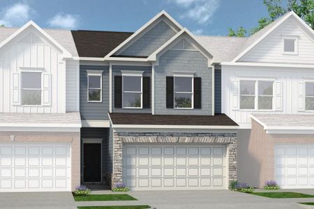 New construction Townhouse house 2660 Ravencliff Dr, Unit 167, Austell, GA 30168 Maddux II - photo 0