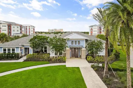 New construction Condo house 7557 Laureate Blvd, Unit 6208, Orlando, FL 32827 plan Aspen with Study - image