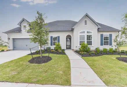 New construction Single-Family house 5052 American Sycamore Trl, Montgomery, TX 77316 plan 6005 Elevation C - image