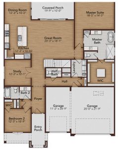 New construction Single-Family house 14900 Sw 9Th Ln, Newberry, FL 32669 plan Hadleigh - image 2