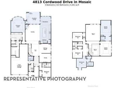 New construction Single-Family house 4813 Cordwood Dr, Celina, TX 75078 247H Plan- photo 0