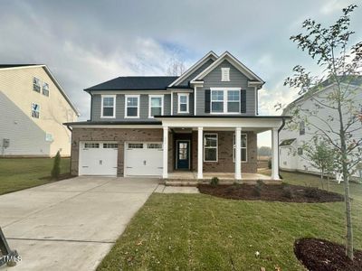 New construction Single-Family house 652 Craftsman Ridge Trail, Knightdale, NC 27545 The Chestnut F- photo 0