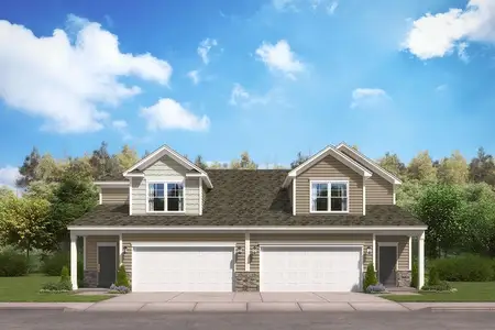 New construction Townhouse house 374 Highline Trl, Greenville, SC 29607 plan The Burke - image