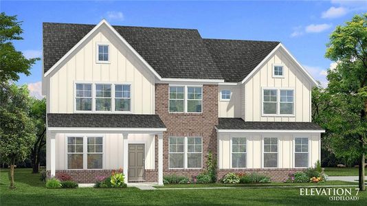 New construction Single-Family house 536 Redcrest Dr, Locust Grove, GA 30248 plan Stonefield - Side Entry - image