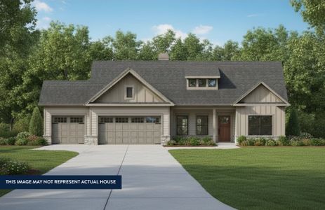 New construction Single-Family house 363 Weslyn Dr, Social Circle, GA 30025 plan (GA) Ellen A 3 Front Entry - image