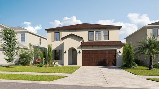 New construction Single-Family house 12215 Stirrup Dr, Dade City, FL 33525 La Jolla- photo 0