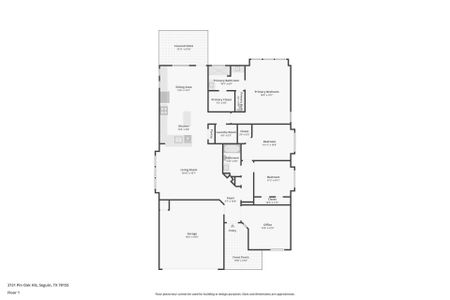 New construction Single-Family house 3721 Pin Oak Hls, Seguin, TX 78155 plan 3721 Pin Oak Hills - image