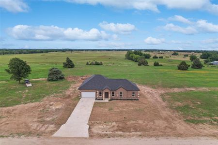 Aerial view with a rural view