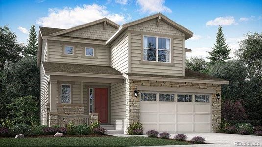 New construction Single-Family house 28449 E 5Th Ave, Watkins, CO 80137 plan Evans - image