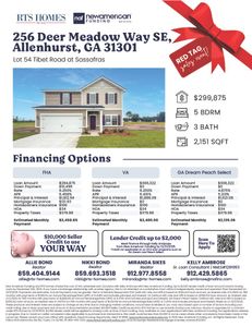 New construction Single-Family house 256 Deer Meadow Wy, Unit 54, Allenhurst, GA 31301 plan The Palmyra - image 5