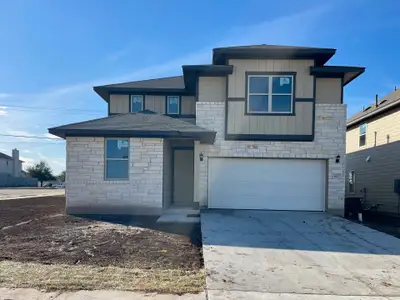 New construction Single-Family house 601 Palo Brea Lp, Hutto, TX 78634 plan Wyatt - image