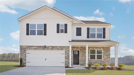 New construction Single-Family house 50 Firehawk Dr, Spring Lake, NC 28390 plan Hayden - image