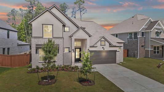 New construction Single-Family house 16019 Mahogany Mist Dr, Conroe, TX 77302 plan Rivercrest - image
