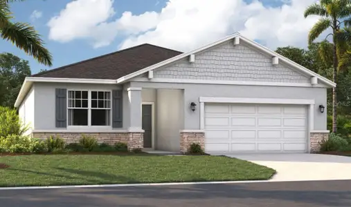 New construction Single-Family house 5913 Cliffbow Lp, Leesburg, FL 34748 plan The Seaton - image