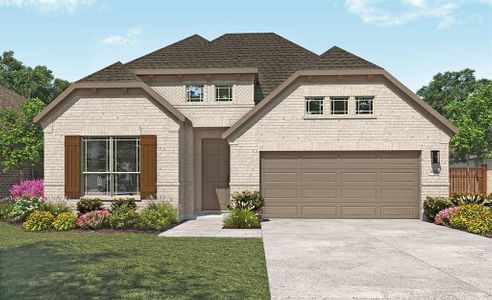 New construction Single-Family house 27614 Mazlin Ridge Ct, Katy, TX 77493 Premier Series - Willow- photo 0