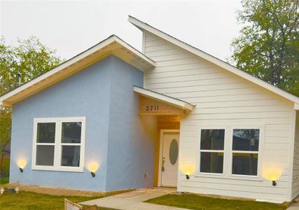 View of front of property featuring a patio