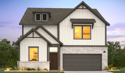 New construction Single-Family house 140 Arlington Park Lp, Hutto, TX 78634 plan Colton - image
