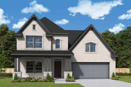 New construction Single-Family house 16415 Wildrye Bend Ct, Hockley, TX 77447 plan The Borden - image