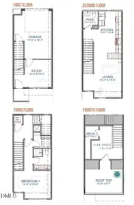 New construction Townhouse house 512 Gordon St, Unit #304, Durham, NC 27701 - image 3