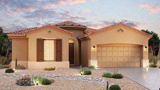 New construction Single-Family house 20139 W San Miguel Ave, Litchfield Park, AZ 85340 Hacienda Series - Crimson- photo 0