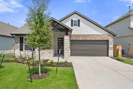 New construction Single-Family house 401 Marisol Bnd, Georgetown, TX 78626 plan Foss - image
