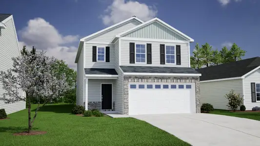 New construction Single-Family house 134 Bridgegate Ct, Blythewood, SC 29016 plan Kershaw - image