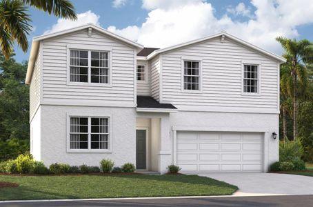 New construction Single-Family house 1950 Horsetail Dr, St. Cloud, FL 34771 plan The Linden - image
