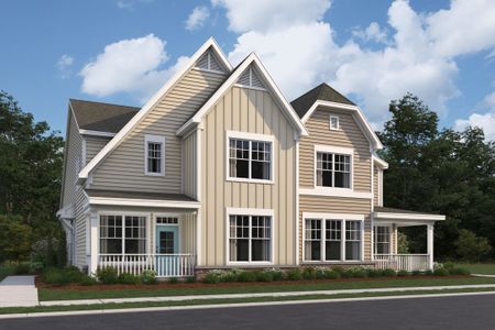 New construction Townhouse house 3050 Horton Ridge Blvd, Apex, NC 27502 plan Glendale - image