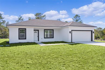 Front of the house from the edge of the yard