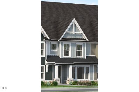 New construction Townhouse house 3022 White Rail Dr, Fuquay Varina, NC 27526 Luna- photo 0