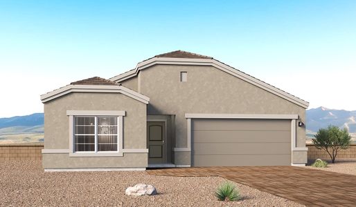 New construction Single-Family house 830 N Astronomer Ln, Green Valley, AZ 85614 plan York - Plan 1863 - image