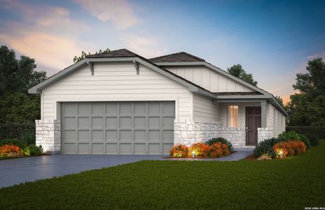 New construction Single-Family house 2948 Water Lotus, New Braunfels, TX 78130 plan Beeville - image
