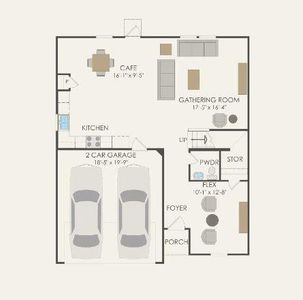 Pulte Homes, Sandalwood floor plan