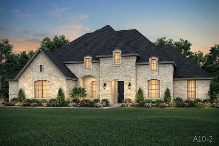 New construction Single-Family house 109 Lana Gdn Wy, Waxahachie, TX 75165 plan Barcelona - image
