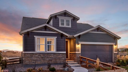 New construction Single-Family house 16975 Black Rose Place, Parker, CO 80134 - photo 0