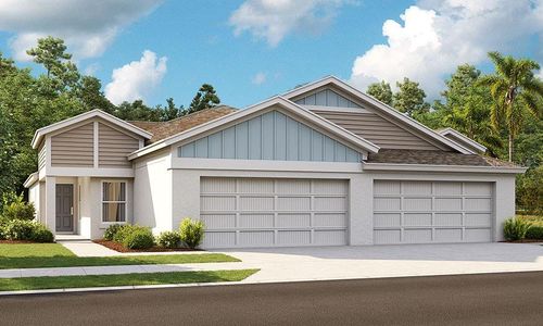 New construction Single-Family house 12390 Oak Hill Way, Parrish, FL 34219 Bridgeport- photo 0