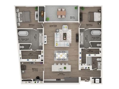 New construction Condo house 4510 Terry O Ln, Austin, TX 78745 plan C1 - image