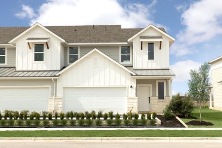 New construction Townhouse house 2026 Cora Ivy Lane, Round Rock, TX 78665 Andrew Plan- photo 0