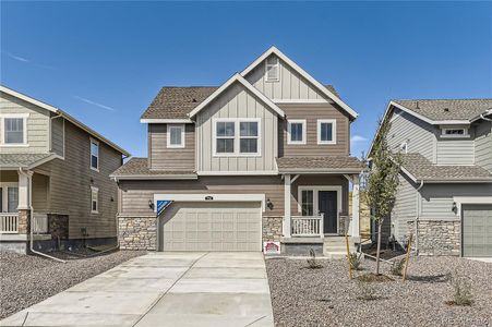 New construction Single-Family house 774 Yankee Boy Loop, Elizabeth, CO 80107 Flatiron- photo 0