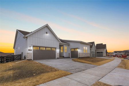 New construction Single-Family house 7392 Timberstone St, Castle Pines, CO 80108 plan 5083 Heirloom Elevation A - Modern Farmhouse - image
