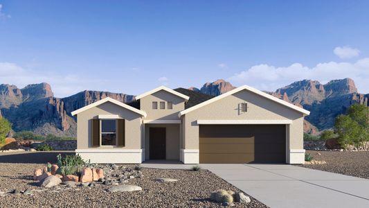 New construction Single-Family house 5686 E Azara Dr, San Tan Valley, AZ 85140 plan Denton - image
