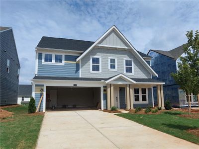 New construction Single-Family house 546 Crystal Lake Parkway, Hoschton, GA 30548 Breckenridge- photo 0