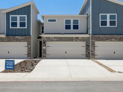 New construction Townhouse house 1850 Settlers Glen Drive, Unit 603, Round Rock, TX 78665 The Bonnell (161)- photo 0