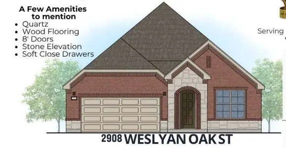 New construction Single-Family house 2908 Weslyan Oak St, Bedford, TX 76021 - image