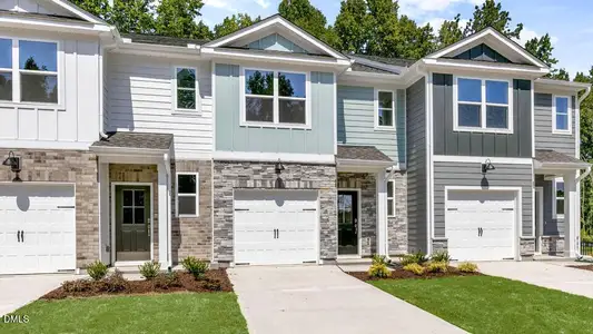 New construction Townhouse house 5219 Red Crimson Dr, Willow Spring, NC 27592 plan PEARSON - image