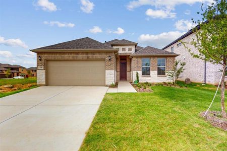 New construction Single-Family house 5208 Greenbrook Rd, Lantana, TX 76226 Sanders- photo 0